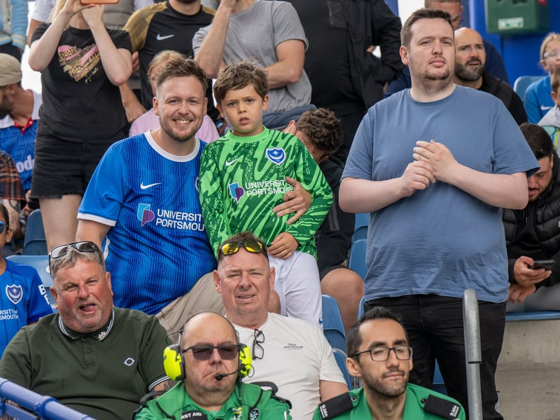 Despite the defeat to Norwich, there were still plenty of smiles in the stands.