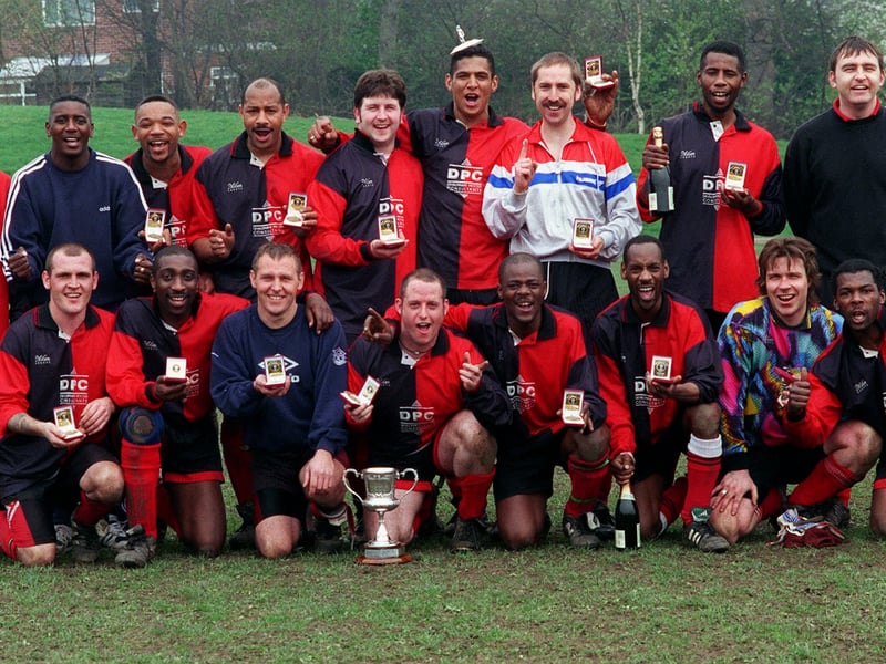 Nags Head, winners of the Leeds Sunday League Presidents Cup Pictured in March 1998.
