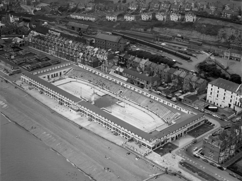 St Leonard's Lido, Hastings, East Sussex, pictured in 1962. The lido closed in 1986 and was demolished in 1993, 60 years after it first opened.