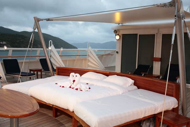 All set for a night sleeping under the stars