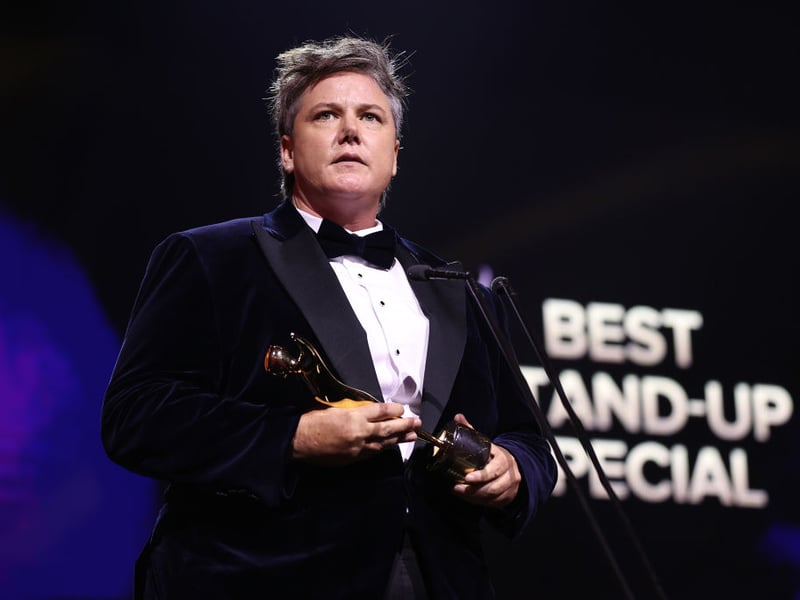 Aussie comedian Hannah Gadsby shared the award with John Robins in 2017. Their show 'Nanette' went on to become one of the most watched - and talked about - Netflix specials in history, winning them Primetime Emmy Award and a Peabody Award. They continue to tour globally.
