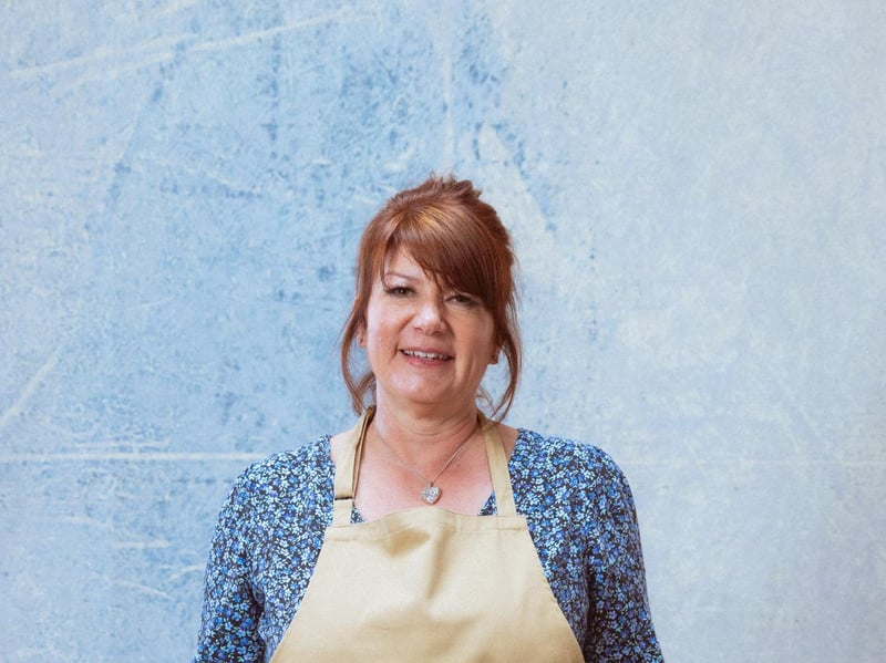 59-year-old Lesley from Kent is part of the cast for GBBO in 2025. She has been a hairdresser for 45 years and the clients that come to her salon always expect a lovely slice of cake along with their trim. For her, baking is all about comfort, creativity and making people smile, especially when it’s served with a cuppa and a chat. Lesley was the seventh baker to leave the tent.