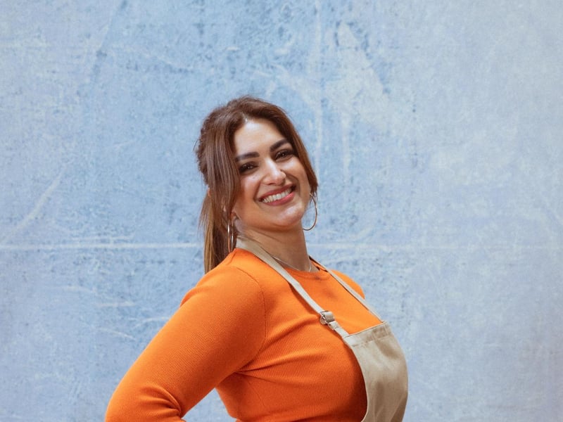 41-year-old Nadia is a hairdresser from Liverpool and she was the fifth baker to leave the tent. Blending Indian and Italian flavours with Scouse spirit, Nadia is a chatterbox bringing warmth and laughter into to every room. For her, baking is all about heart, heritage, and keeping joy at the centre of it all.