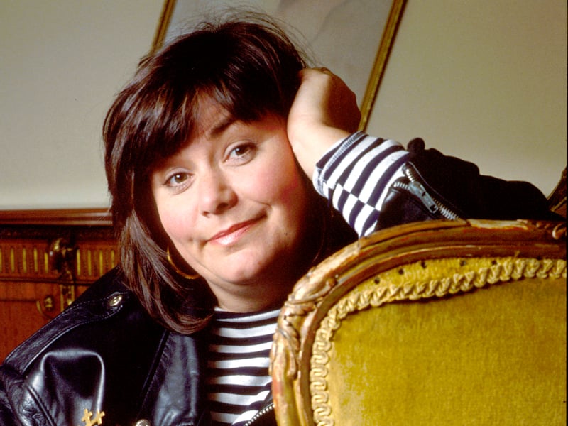 Dawn French, pictured here in 1980, aged 22 or 23, two years before she made her TV debut on Channel 4's The Comic Strip Presents series. She is best known for her work with Jennifer Saunders, whom she met at drama school in 1977, and for playing the title role in the 90s comedy series The Vicar of Dibley.
