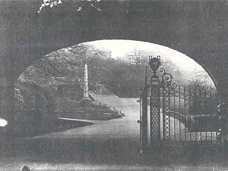 A view under the bridge