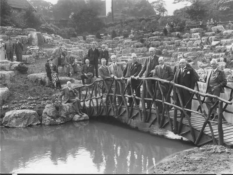 Was this the opening of the Rock Gardens?