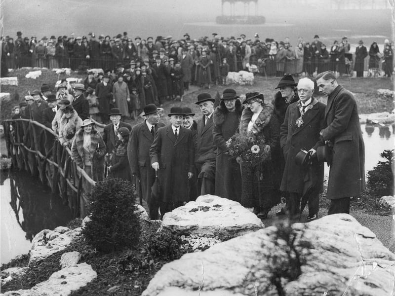 This looks like the opening of the rock gardens, perhaps?