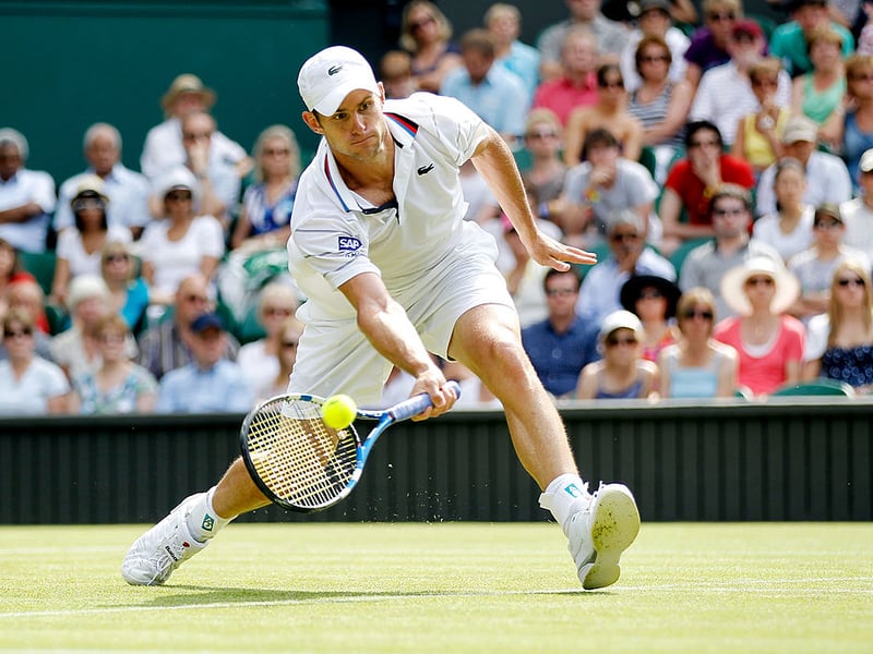 American player Andy Roddick reached five Grand Slams in his career - losing all but one to Roger Federer. His sole major win was the 2003 US Open. Still, his consistency meant that he was in the world top 10 for a full decade, earning him a fortune estimated at $40 million.