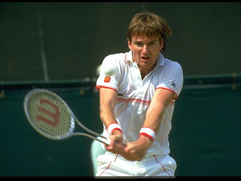 Jimmy Connors is another American tennis player to have spent an age at the top of the world rankings - in his case a then-record 160 consecutive weeks from 1974 to 1977 and a total of 268 weeks. He lifed eight Grand Slam trophies and still holds the record for more titles (109), most matches played (1,557) and most matches won (1,274). His longevity - he was 43 when he retired - earned him a fortune of around $30 million.