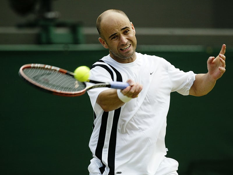 Completing the top five richest tennis players is American tennis ace Andre Agassi - worth an estimated $145 million. His glittering career included eight major and an Olympic gold. He's the only man to have won the career Super Slam (the Grand Slam, the Olympic gold medal and the year-end championships).