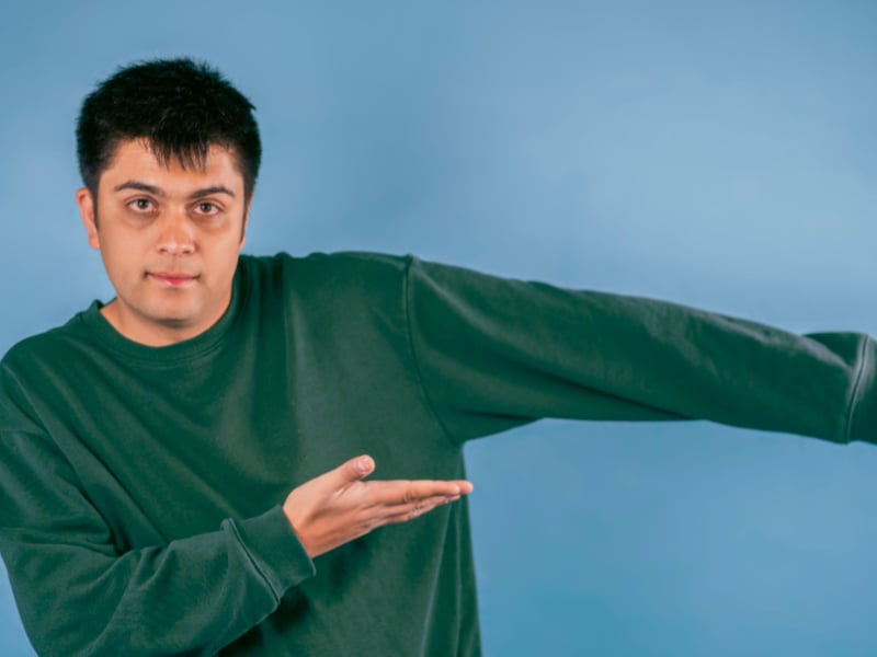 I'm mixed race, it's a bit of a weird mix. I'm Swiss Indian, so Swindian - not from Swindon it's not that bad. I thought at school I'll turn it into a positive and give myself a nickname 'Swiss Chocolate'. It didn't catch on they called me the Bounty instead, you know because I was brown on the outside... and nobody liked me.