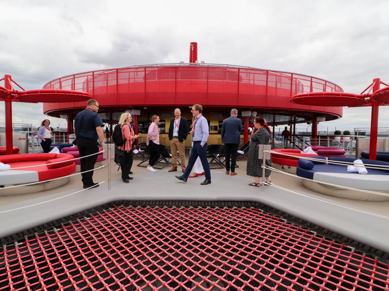 Pictured: The red-trimmed deck of Brilliant Lady
Picture: Habibur Rahman