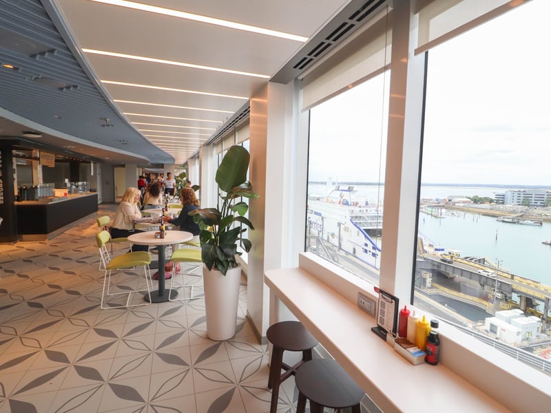 Pictured: One of the restaurants inside Brilliant Lady
Picture: Habibur Rahman