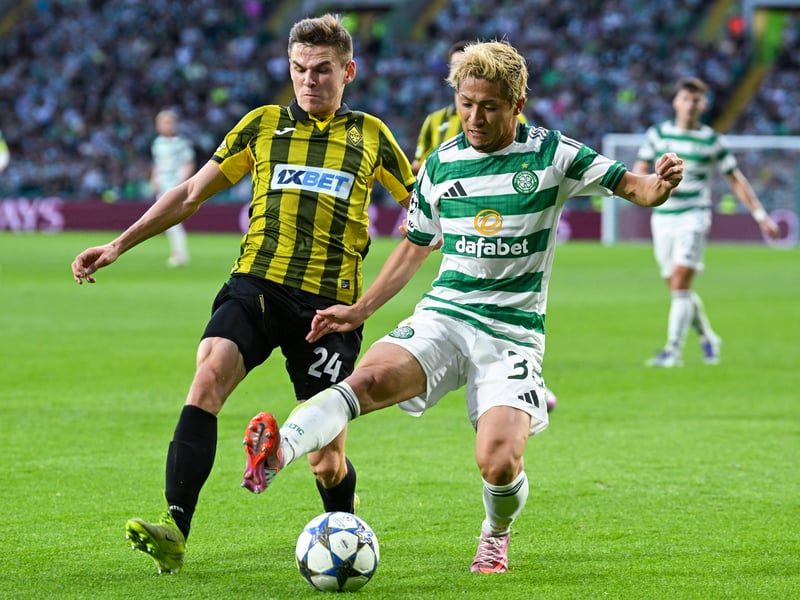 An unusually flat performance, Maeda provided his usual energy, but was fairly well handled by Kairat's young right-back Aleksandr Mrynskiy, who limited the Japanese star to half-chances. So often a bright spark for Celtic, his light was dimmed this evening. Missed a glorious late chance when through one on one.