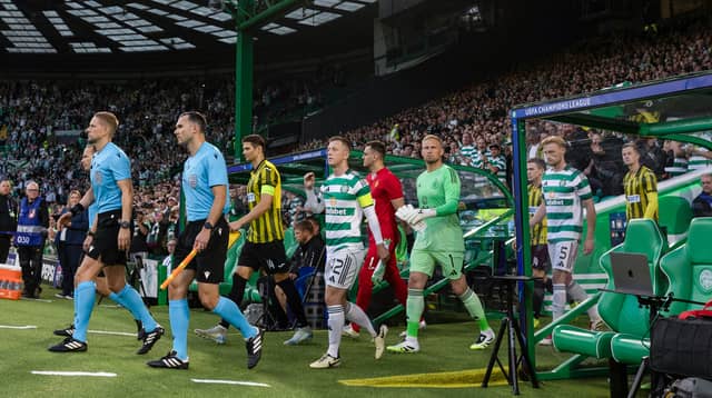 How we rated performances of each Celtic player in the Champions League playoff clash with Kairat Almaty at Parkhead. Cr: SNS Group.