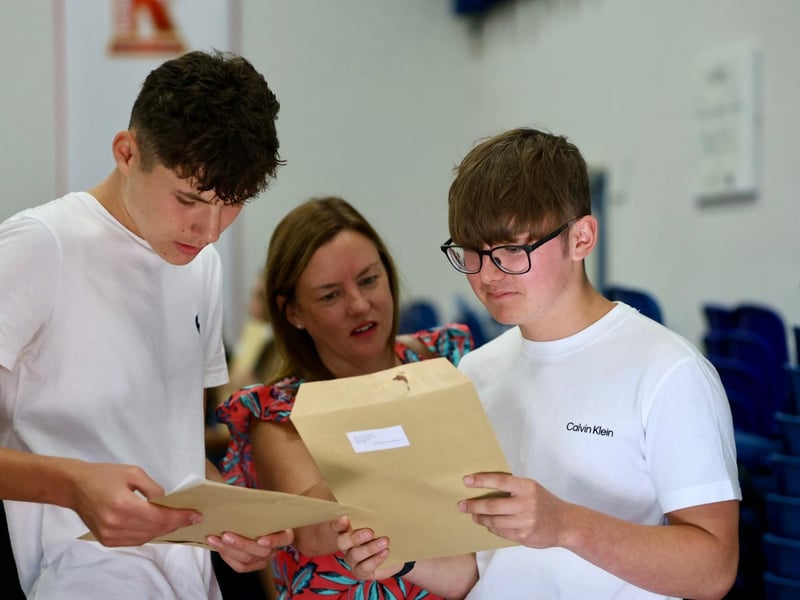 Students at Crookhorn College have celebrated GCSE results day this morning. 


Picture: Chris Moorhouse 