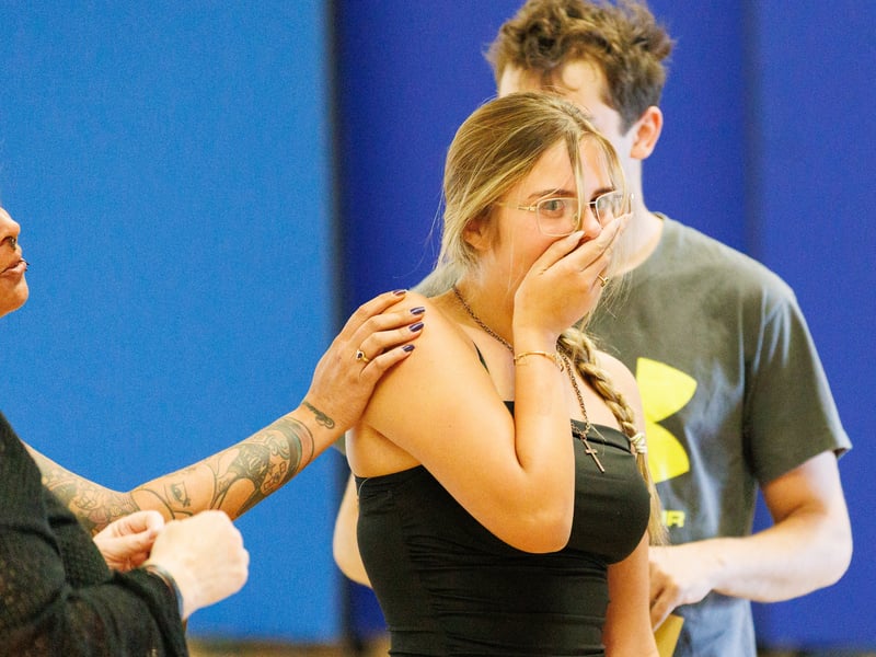 Horndean Technology College has celebrated a morning of positive GCSE results. 


Picture: Marcin Jedrysiak
