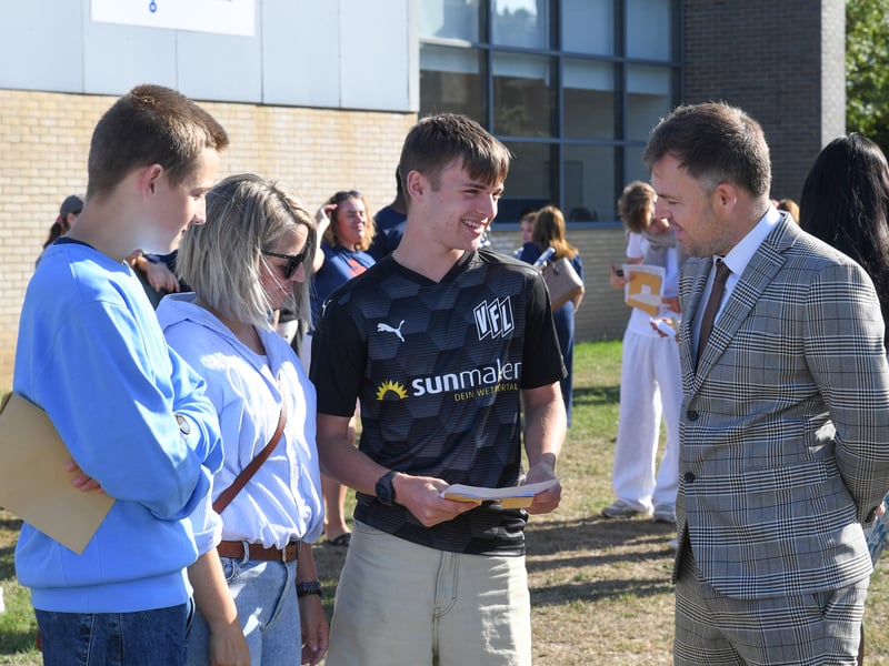 GCSE results at King's Academy Bay House School in Gosport, Hampshire. 

Picture: Paul Jacobs/pictureexclusive.com