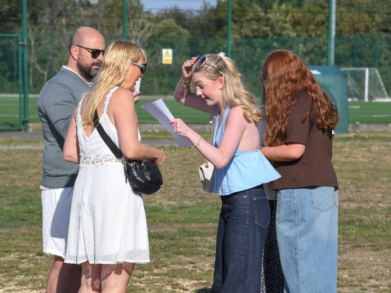 GCSE results at King's Academy Bay House School in Gosport, Hampshire. 
Picture: Paul Jacobs/pictureexclusive.com
