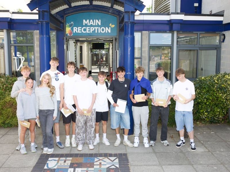 Students at Horndean Technology College are over the moon with their GCSE results. 


Picture: Marcin Jedrysiak 