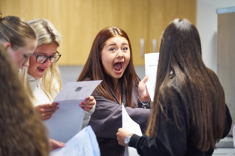 23 joyous pictures as students celebrate GCSE Results Day in Leeds 2025