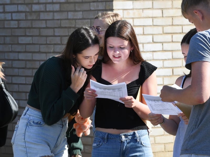 GCSE results at King's Academy Bay House School in Gosport, Hampshire. 

Picture: Paul Jacobs/pictureexclusive.com