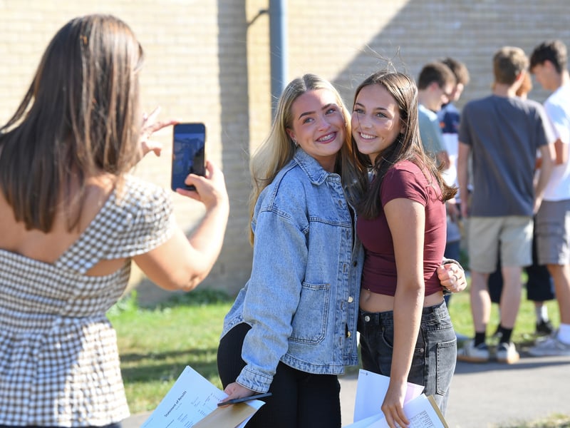 GCSE results at King's Academy Bay House School in Gosport, Hampshire. 

Picture: Paul Jacobs/pictureexclusive.com