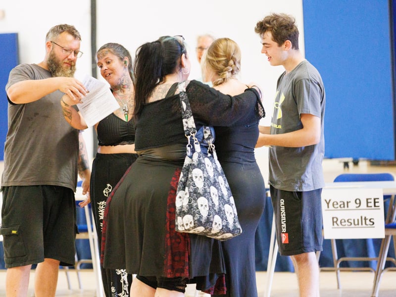 Horndean Technology College has celebrated a morning of positive GCSE results. 


Picture: Marcin Jedrysiak