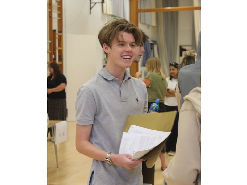 Students at Admiral Lord Nelson School have been celebrating GCSE Results Day this morning. 


Pictured: Jaden F 