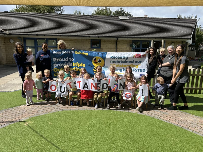 Busy Bees Day Nursery, located in Park Road, Guiseley, was rated Outstanding in July 2025 for personal development.