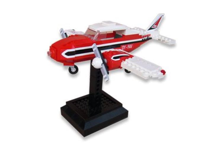 This Lego Piper Airplane set (4000012) was given to attendees of the 2012 LEGO Inside Tour, with only 53 copies made. It is today worth £6,152 new, according to BrickEconomy, or around £1,975 used.