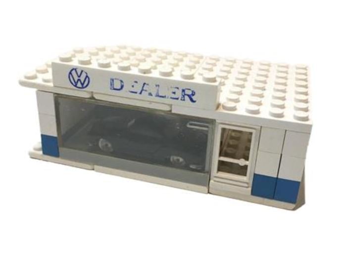 This 51-piece VW Auto Showroom Lego set (1307), including two 1:87 scale VW Beetle cars, was released in 1957. It was priced just £3.36 when it first came out but is today extremely rare and, according to BrickEconomy.com, is worth around £2,684 new and unopened, or £1,173 used.