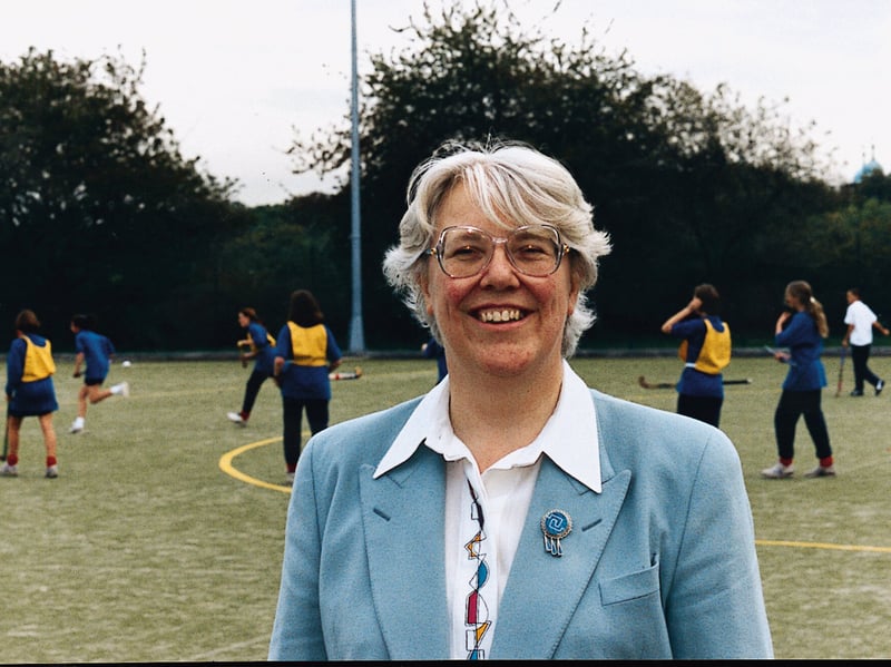 Dr Judith McClure, headteacher of St George's School for Girls, Edinburgh, in 1996