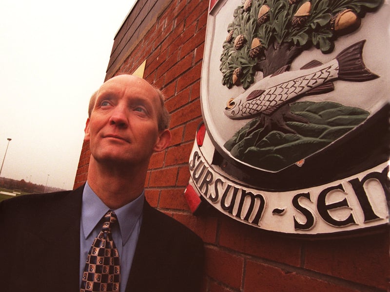 Glasgow High School headteacher Robin Easton in 1998