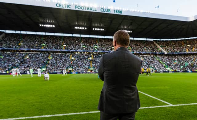 Celtic manager Brendan Rodgers has injury concerns ahead of their opening Europa League game against Crvena zvezda. Cr: SNS Group.