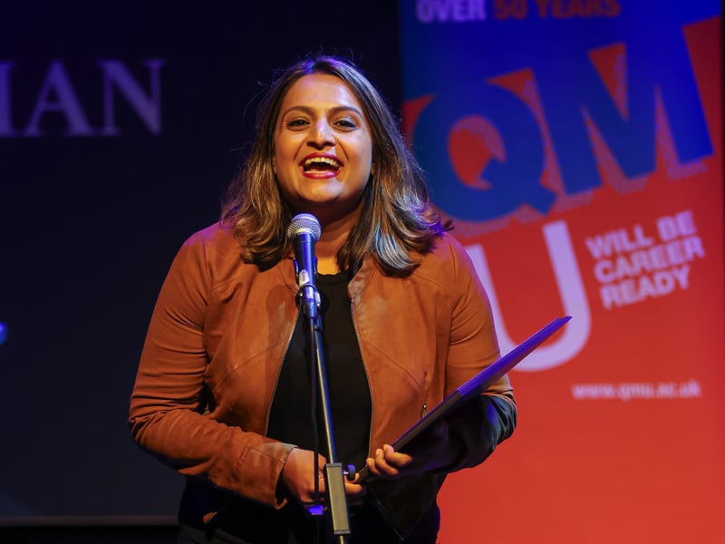 Another Fringe First Award went to #CHARLOTTESVILLE, a solo show by Priyanka Shetty which captures the aftermath of the 2017 Unite the Right rally. It's on at the Pleasance Courtyard until 24 August