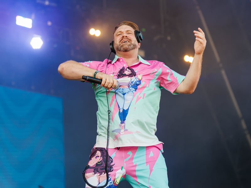 Daniel Bedingfield enjoying his time performing in front of the crowds at Victorious
Picture: Marcin Jedrysiak