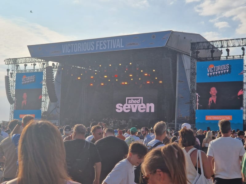 Shed Seven wowed the crowds when they took to the Common Stage on Saturday afternoon.
