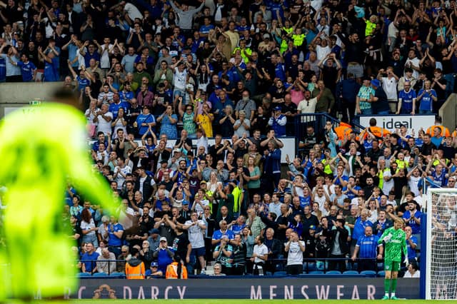 There were 2,473 Blues supporters who made the trip to the Hawthorns on Saturday as Pompey secured a 1-1 draw against West Brom.