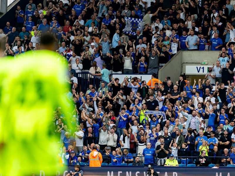 There were 2,473 Blues supporters who made the trip to the Hawthorns on Saturday as Pompey secured a 1-1 draw against West Brom.