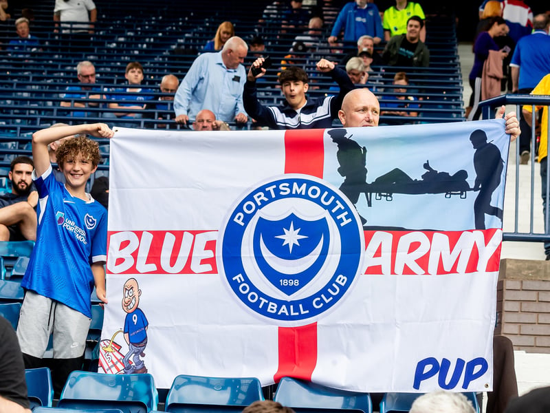 There were 2,473 Blues supporters who made the trip to the Hawthorns on Saturday as Pompey secured a 1-1 draw against West Brom.