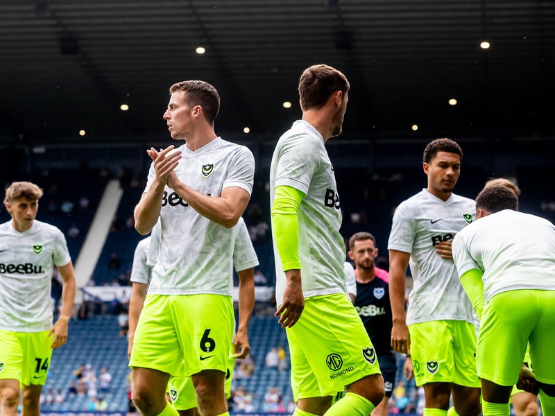 Match action from Pompey's 1-1 draw against West Brom.