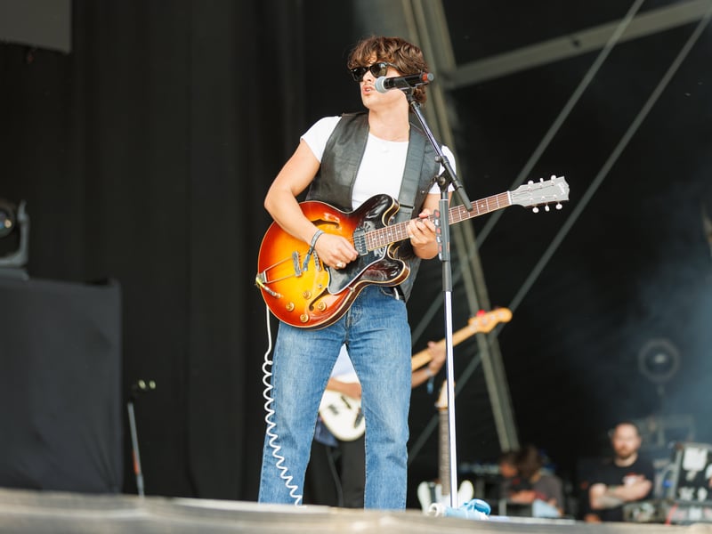 Bradley Simpson performs at common stage.
Picture:Marcin Jedrysiak