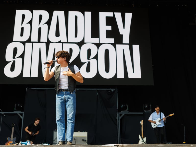 Bradley Simpson performance at Victorious Festival
Picture:Marcin Jedrysiak