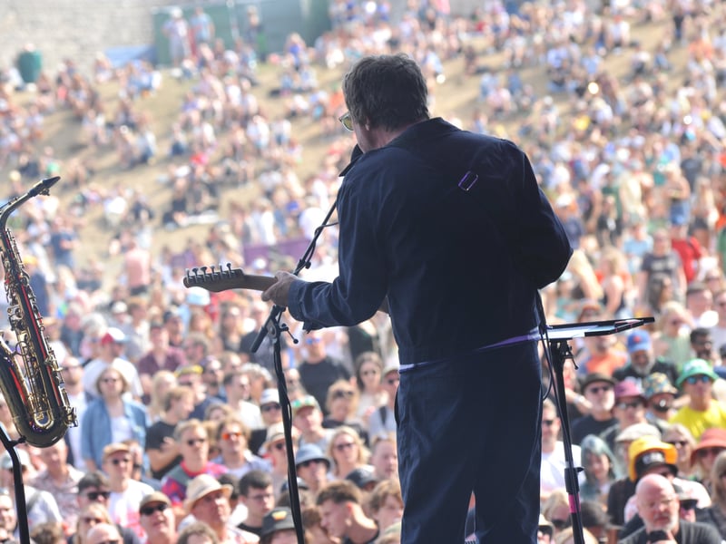 It was a packed Castle Stage to see Waeve
