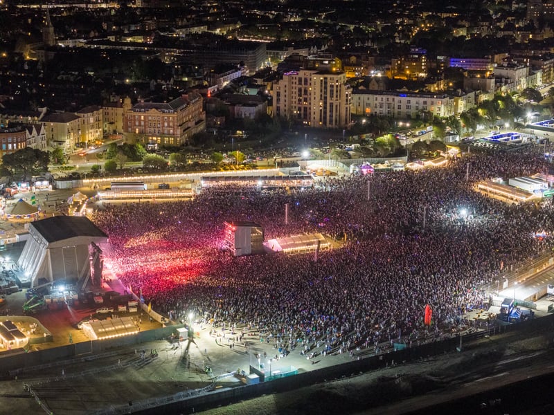 Pictured: Crowds packed onto Southsea Common for the Kings of Leon performance at the 2025 Victorious Festival
Picture:Marcin Jedrysiak