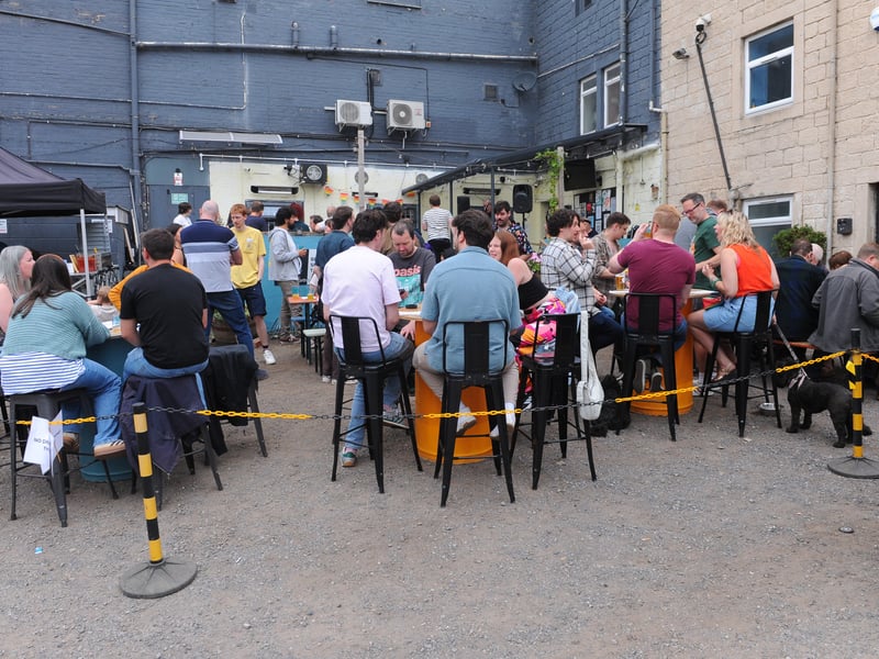 The festival in full swing.