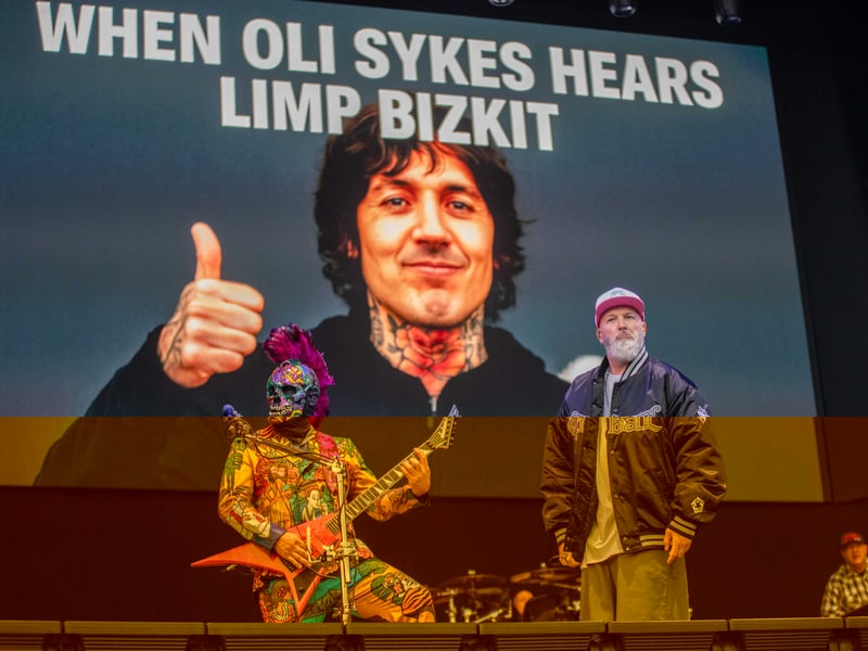 Limp Bizkit played ahead of Bring Me The Horizon's headline set on the Main Stage.