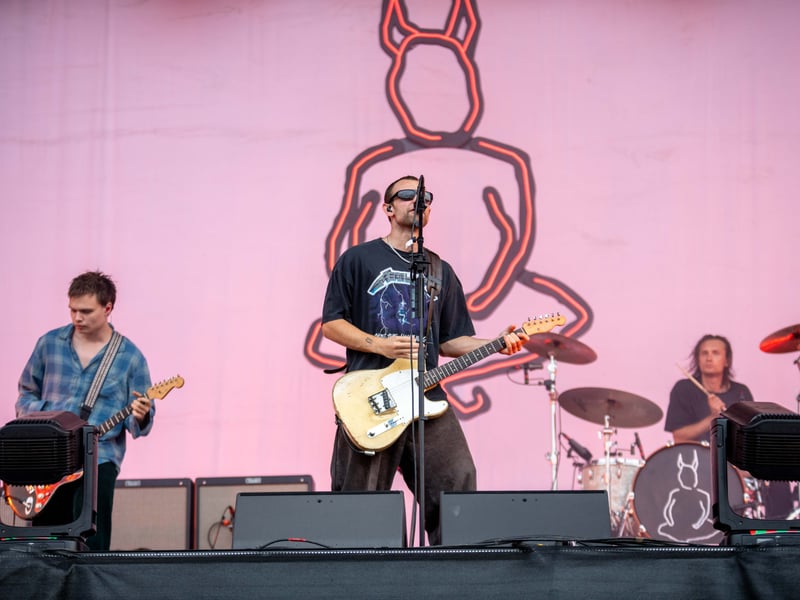 One of the hottest bands around, Wunderhorse delivered a set full of intensity on the Chevron Stage.