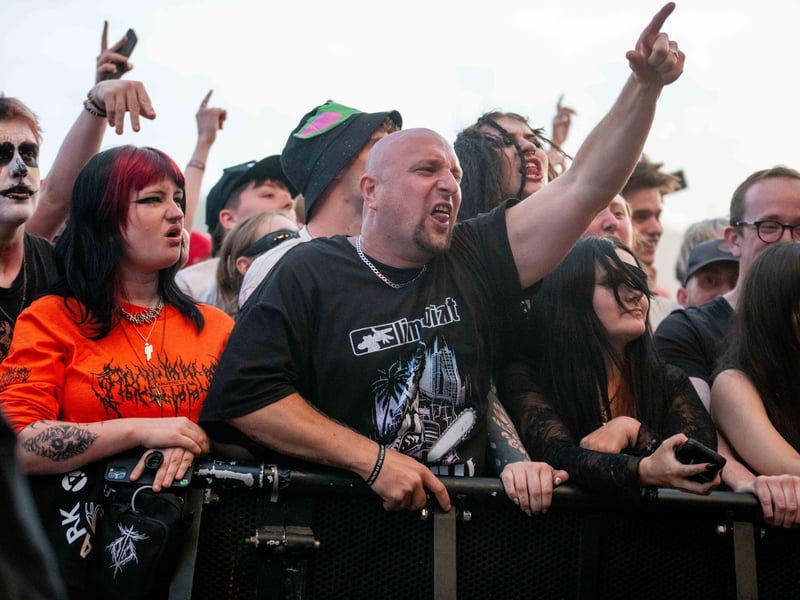 There was a much more rock-oriented sound to the line-up on the Sunday of Leeds Festival